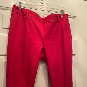 Cropped side zip pant